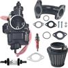 JRL VM22 Carburatore da 26 mm con rivestimento nero e filtro del carburante in alluminio e spina di accensione a tre ganasce ad alte prestazioni per moto da motocross Lifan YX Zongshen Apollo X15 X18