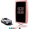 TOOMUME Cover Chiave TPU Lucido, Custodia Chiave Copri Chiave Adatto per Renault Scenic 4 Megane 4 Clio 5 Espace 5 Kadjar Captur Arkana Austral Zoe Dacia Duster Sandero Stepway