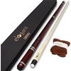 CUESOUL Elegant 58 Pollici 19 Once Stecca da Biliardo, Punte da 13 mm (CSPC-EG-2)