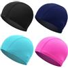 ATSNOSH 4 Pezzi Cuffia da Nuoto per Uomo Donna, Cuffia da Nuoto, Cuffia Piscina, Elastiche Comodo e Leggero, Resistente, Unisex-Adulto, Taglia Unica (4 Pezzi)