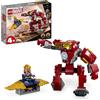 LEGO Marvel Iron Man Hulkbuster vs. Thanos, Giochi per Bambini e Bambine da 4 Anni, Action Figure dei Supereroi da Avengers: Infinity War con Aereo Giocattolo e 2 Minifigure, Idea Regalo 76263