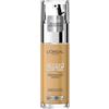 L'Oréal Paris Fondotinta Liquido, Incarnato Uniforme e Illuminato, Finish Naturale, Per Tutti i Tipi di Pelle, Formula con Acido Ialuronico, Accord Parfait, Tonalità: 4D/W Golden Natural, 30 ml