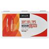 IBD Soft Gel Tips Medium Almond - 504 pezzi, 12 misure, punte trasparenti per unghie in gel morbido per allungamento delle unghie, forma media a mandorla - Made in USA