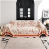 VanderHOME Coperta per divano in Ciniglia, Copridivano, Trapunta Multiuso, Coperta Foulard, Copriletto, Telo Copridivano, Coperta Decorativa per Divano 180 * 260cm- Arancione