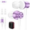 Jiunai Cuffie USB C per Samsung S24, tipo C Auricolari cablati con microfono in ear isolamento magnetico del rumore stereo telecomando audio auricolare con cavo per Samsung Galaxy S25 per iPhone 16 15