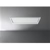 Falmec Cappa Isola a Soffitto 120 cm Cornice perimetrale in vetro Pannello aspirazione verniciato in colore bianco opaco tinteggiabile FALMEC Alba - CVYI20.E1P2#ZZZB400F - Senza Motore