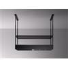Falmec Cappa Isola Sospensione 130 cm Acciaio verniciato nero opaco Tecnologia Circle.Tech. FALMEC Spazio 130 - CZPI30.E0P7#ZZZH461F