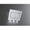 Falmec Cappa a Parete 90 cm Acciaio inox finitura Scotch Brite Finitura in vetro temperato bianco FALMEC Quasar - CQPN90.E0P2#ZZZF491F