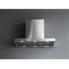 Falmec Cappa a Parete 90 cm Acciaio inox finitura Scotch Brite Pulsantiera elettronica Illuminazione Led Filtri baffle professional FALMEC Marte Pro - CMHN90.E3P2#ZZZI410F
