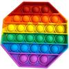 RANZAH Giocattolo Ranzah Fidget |Giocattolo antistress Push Pop| Giocattolo a fungo sensoriale a bolle per bambini e adulti| Giocattoli di (Ottagono)