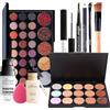 MKNZOME Professional Trucchi Donna Offerta, MKNZOME Set Trucchi Make Up Completo Kit Makeup Regalo di Natale e Compleanno Palette Ombretti Professionali Rossetti Make-up Fondotinta Correttore