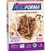 NUTRITION & SANTE' ITALIA SpA Pesoforma Barrette Cereali e Cioccolato - Barrette sostitutive del pasto per perdere peso - 6 barrette