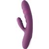 Svakom Avery - Vibratore a spinta ricaricabile con stimolatore clitorideo (viola)