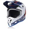 ACERBIS Casco LINEAR Bianco Blu Arancione ACERBIS L
