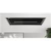 Airforce SINERGIA FL EASY UP BL/A/100 Cappa a Soffitto Easy Up 100 x 50 cm Acciaio Inox e vetro Nero - CCSINE10032