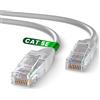 Mr. Tronic Cavo Ethernet Cat 5E da 10m, Cavo di Rete LAN Cat 5E ad Alta Velocità con Connettori RJ45 Per una Connessione Internet Veloce 1 Gbps - Patch AWG24 | UTP CCA (10 Metri, Grigio)