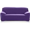PETCUTE Copridivano angolare copridivano penisola Elasticizzato copridivano con Chaise Longue copripoltrona Viola 4 posti