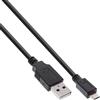 InLine 22249 Cavo Micro USB 2.0, Ricarica Rapida, Type-A Maschio a Type Micro-B Maschio, 1.5 m, Nero
