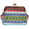 Lin's Liliana Pochette da donna in paglia elegante borsa da sera ecologica borsa da spiaggia vintage tessuta a mano, verde