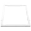 Fafeicy Cornice per Ricamo Cornice per Punto Croce in Plastica Cornice Rettangolare in Plastica con Clip per Ricamo a Punto Croce Strumento per Trapuntatura Ad Ago(27.9 * 27.9cm)