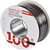 Emos non schermati zweidr athle itung 2 x 0,50 mm, 100 pezzi, nero/rosso, S8250