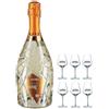 Astoria Corderie Prosecco Superiore Valdobbiadene Extra Dry Docg 1,5 lt Con 6 Calici