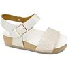 Gelateria International CALZATURA WOODSTOCK SANDAL PLATINO 35/36 PLANTARE INDOSSABILE 1 PAIO