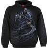 Spiral Double Death Uomo Felpa con Cappuccio Nero S 100% Cotone Regular