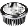 V-Tac VT-1121 Faretto led spot AR111 lampadina 20W GX53 12v luce bianco naturale 4000K COB riflettore da 20° e 40° sku 212793