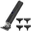 Brrnoo Clipper per Capelli Uomini di Precisione Ricaricabile Trimmer Kit Barba Uomo Elettrico Trimmer Rasoio per Capelli Professionale Trimmer per Parrucchiere (Nero)