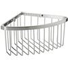 TATAY Porta Sapone per Doccia Angolare in Alluminio | Include Viti | Compatibile con Sistema Senza Fori (Quick Fix) | Resistente all'Umidità | Design Moderno | 20 x 11,5 x 20 cm - Modello Aluminium