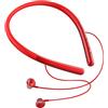 Generic Ghs755 - Cuffie Bluetooth 5.0 con archetto da collo, senza fili, con pulsante di movimento, colore: rosso, taglia unica