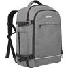 Manhattan 440370 Zaino per Notebook 17.3 Bagaglio a Mano Borsone da Viaggio Roma Grigio
