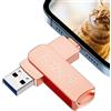 EOZNOE Chiavetta USB 128GB per iphone,Pen Drive Storage Esterno per Salvare più Foto Video,Chiavetta USB3.0 Memoria Penna ad Alta Velocità Compatibile con iphone/ipad/Android/pc……