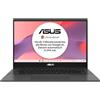 ASUS Chromebook CM1 Laptop | Display antiriflesso da 14 | MediaTek Kompanio 510 | 4 GB RAM | 128 GB eMMC | ARM G52 MC2 | ChromeOS | Tastiera QWERTZ | Gravity Grey