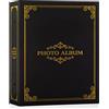Lanpn Album Fotografico 10x15 400 Tasche, Tradizionale Finta Pelle Album Foto Portafoto Verticale Tascabile Tasca Nero
