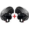Givi KIT RISPARMIO - Coppia Caschi Modulari Doppia Visiera Givi X