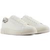 Armani Exchange ActionLeather,sidelogo,laceup - Scarpe da ginnastica UOMO, OFF WHITE+BLACK,