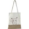 CYPBRANDS Marchi CyP: Pokémon, borsa, borsa di tela, shopper di tela, colore beige, prodotto ufficiale