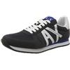 ARMANI EXCHANGE Rio Side Logo, Scarpe da ginnastica Uomo, Navy Optic White, 43 EU