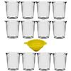 mikken Viva Haushaltswaren, Set di 12 Bicchierini da Dessert, 65 ml, incl. Imbuto