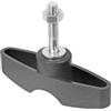 Spares2go Dado A Vite Tommy per Stihl KM55, KM56C, KM 85, KM 90, KM 130 Kombi Combi Multi System