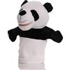 Proumhang Marionette a Mano per Bambini,Morbido Peluche Animale Zoo Marionetta per Bambini,Ragazzi,Ragazze,Grandi Bocche Mobili Panda 25cm