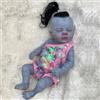 Aniiyy bambino reborn bambole ragazza, 30 cm corpo intero in vinile morbido Avatar baby doll, bambole realistiche con set di abbigliamento