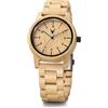 LeeEv Orologi in legno Uwood Series 40 mm Unisex Orologio in legno naturale fatto a mano con confezione regalo e fascia regolabile
