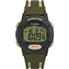 Timex Orologio da uomo Expedition CAT5 da 41 mm, cinturino in pelle verde, quadrante digitale, cassa verde TW4B30300