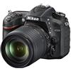 Nikon D7200 + Nikkor 18/105 VR Fotocamera Reflex Digitale, 24,72 Megapixel, Wi-Fi Incorporato, NFC, Nero [Versione EU]