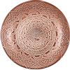 Home Deco Factory, KA0459, Piatto Sahara in Terracotta D27 cm - Design Ispirato ai paesaggi desertici, in Terracotta Resistente, Ideale per Tutti i Tuoi Piatti - Rosso