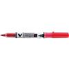 Pilot 487378 - Pennarello per lavagna bianca V Board Master S, punta tonda, colore: Rosso