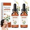 Qixfyze Olio Viso Notte Paracress Facial Oil, Olio Viso Coreano per Massaggio Gua Sha, Olio Essenziale Idratante e Nutriente per Pelli Mature, Riduce Linee Sottili e Rughe(2PACK)